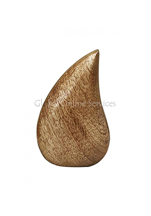 Wooden Teardrop Keepsake Urn – A Natural Tribute to Everlasting Memories