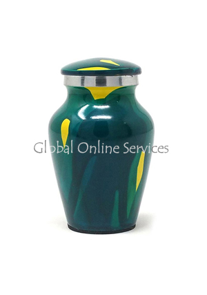 Aluminium Stardust Memorial Urn – Cosmic-Inspired Mini Keepsake