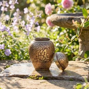 Antique Butterfly Keepsake Urn for Ashes