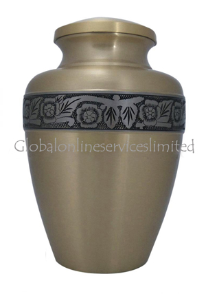 Avalon Bronze Large Adult Urn For Human Ashes, Funeral Urn
