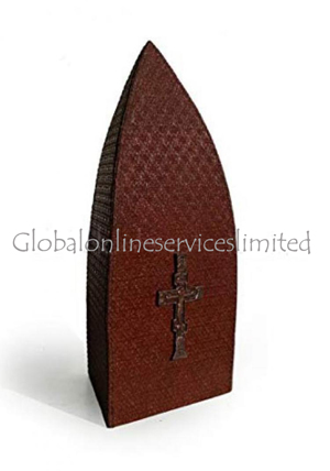 Beautiful Iron Cremation Urns Ashes, Cross Christ Urn For Human Ashes