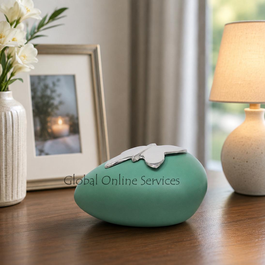 Beautiful Medium Butterfly Heart Urn for Funeral Human Ashes