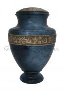 Big Midnight Iris Adult Cremation Urn for Human Ashes