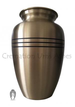 Big Size Classic Bronze Adult Cremation Brass Urn For Human Ashes