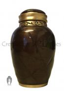 Blessing Bronze Small Keepsake Funeral Urn For Cremation Ashes