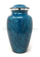 Blue Night Aluminium Large Cremation Urn for Ashes
