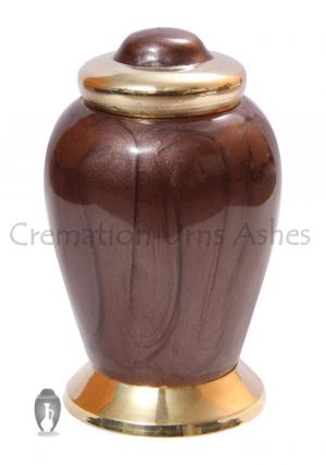 Bronze Cremation Keepsake Urn for Human Ashes