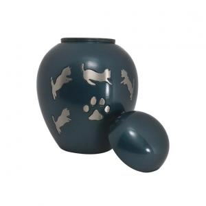 Smaller Dark Slate Dome Top Cremation Urn for Pet Ashes