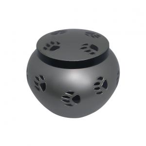 Black Band Odyssey Pewter Urn For Pet Memorial