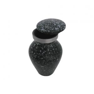 Marble Green Aluminium Keepsake Funeral Cremation Urn Ashes