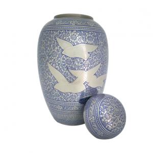 Extra Large Dome Top Going Home Doves Adult Urn for Ashes