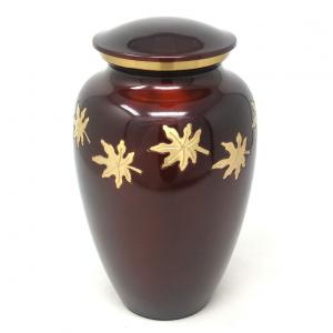 Large Adult Falling Leaves Cremation Urn For Ashes + FREE Small Falling Leaves Keepsake Urn (Large)