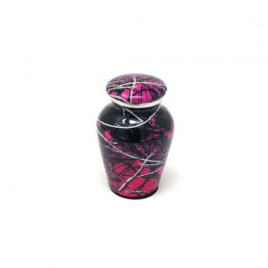 Small Aluminium Moonshine Camo Miniature Ashes Holder Keepsake Urn