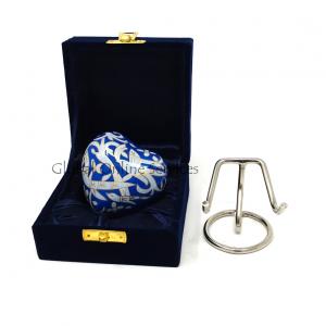 Flying Bird Heart Keepsake Funeral Urn (Blue)