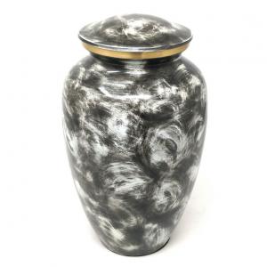 Large Brass Adult Cremation Urns for Ashes+ FREE Brass Keepsake Urn (Large)