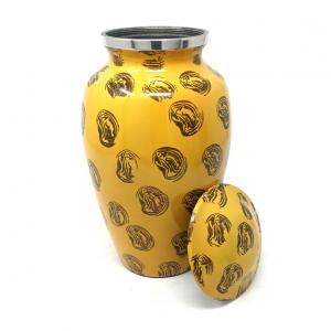 Beautiful Large Aluminium Made Cremation Urn For Human Ashes. (Large)