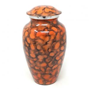 Beautiful Classic Brown Flamingo Adult  Memorial Urn For Human Cremation Ashes+ FREE Aluminium Keepsake Urn (Large)