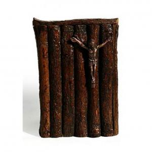 Cross Christ Urn For Human Ashes, Wood(MDF) Cremation Urns Ashes