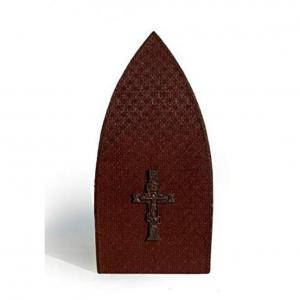 Beautiful Iron Cremation Urns Ashes, Cross Christ Urn For Human Ashes