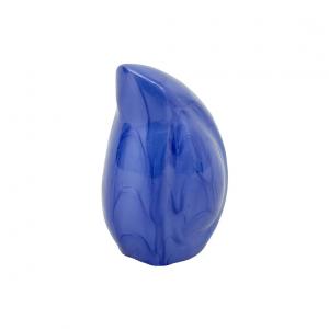 Celestial Blue Teardrop Keepsake Urn – A Timeless Tribute of Peace & Remembrance