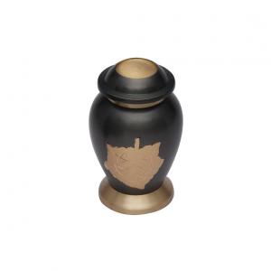 Dove Falling Leaves Mini Keepsake Container for Cremation Ashes