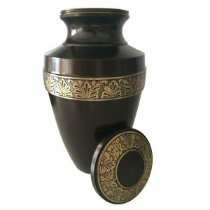 Grecian Brown Extra Large Adult Memorial Urn Human Ashes