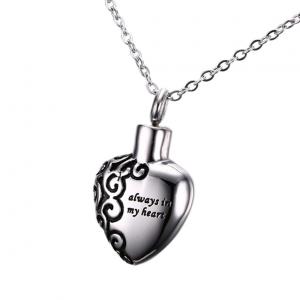 Always In My Heart Cremation Jewellery Urn Pendan