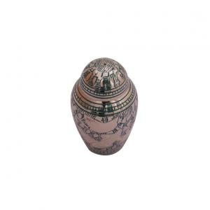 Small Dome Top Going Home Green Keepsake Urn Ashes