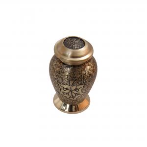 Falling Leaf Small Cremation Keepsake Container for Ashes