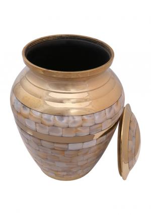 Adult brass urns