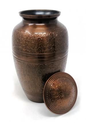 Adult brass urns
