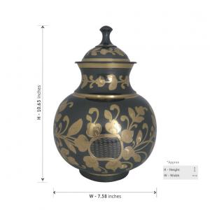 Adult brass urns