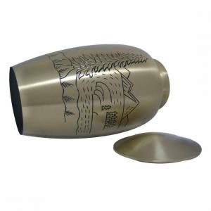 Adult brass urns