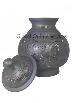 Adult brass urns