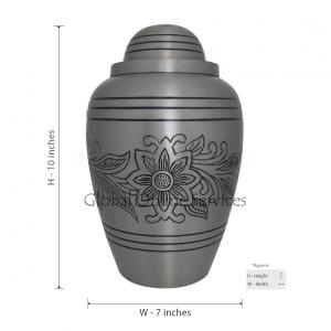 Adult brass urns