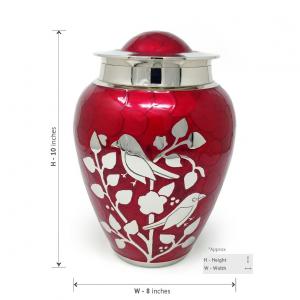 Adult brass urns