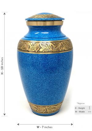 Adult brass urns