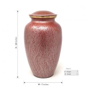 Adult brass urns