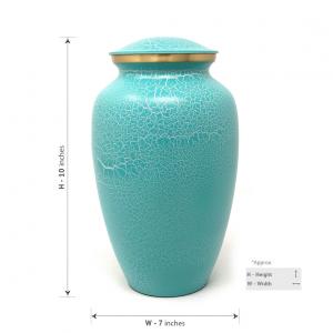Adult brass urns