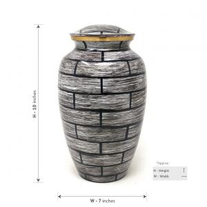 Adult brass urns
