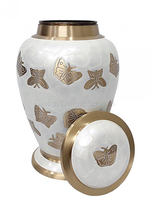 Adult brass urns