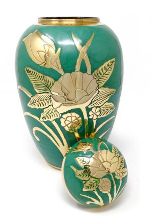 Adult brass urns