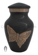 Classic Engraved Butterfly Small Cremation Urn