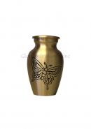 Classic Gold Colour Butterfly Keepsake Memorial Urn For Human Ashes