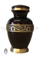 Classic Imperial Purple Colour Keepsake Funeral Urn For Cremated Ashes