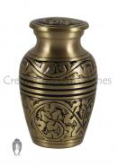 Creeping Leaves Keepsake Funeral Ashes Urn for Human Ashes