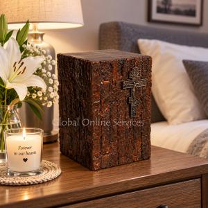 Cremation Urns Ashes , Cross Christ Urn For Human Ashes