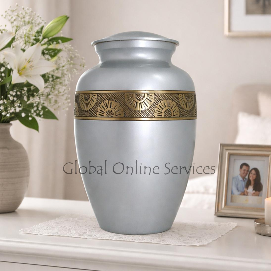 Daisy Chain Adult Urn for Human Ashes
