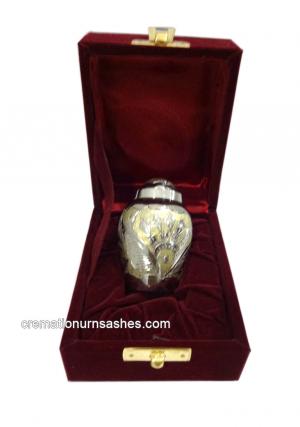 Shimmer Devon Gold Keepsake Urn for Human Memorial Ashes