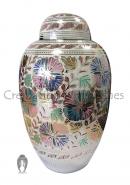 Dome Top Farnham Colorful Adult Funeral Large Urn for Human Ashes